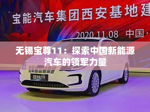 無(wú)錫寶尊11:探索中國(guó)新能源汽車(chē)的領(lǐng)軍力量