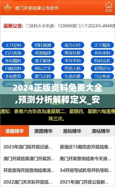 2024正版資料免費大全,預測分析解釋定義_安卓10.245