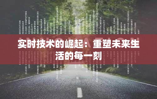 實(shí)時(shí)技術(shù)的崛起：重塑未來生活的每一刻