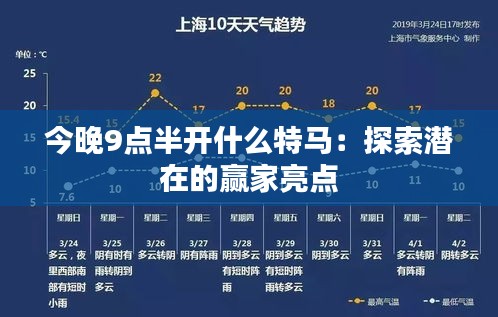 今晚9點(diǎn)半開什么特馬：探索潛在的贏家亮點(diǎn)