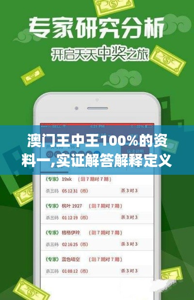 澳門王中王100%的資料一,實(shí)證解答解釋定義_L版1.572