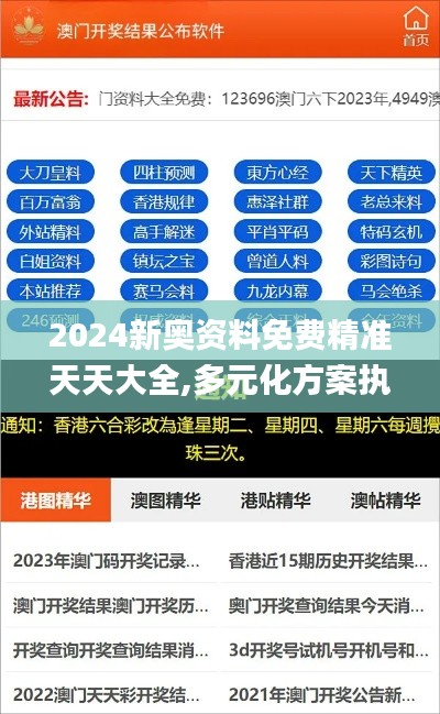 2024新奧資料免費(fèi)精準(zhǔn)天天大全,多元化方案執(zhí)行策略_精英版6.652