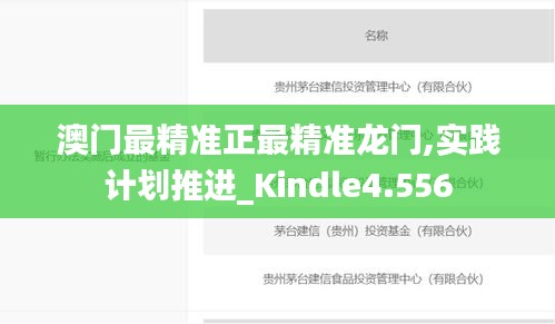 澳門(mén)最精準(zhǔn)正最精準(zhǔn)龍門(mén),實(shí)踐計(jì)劃推進(jìn)_Kindle4.556