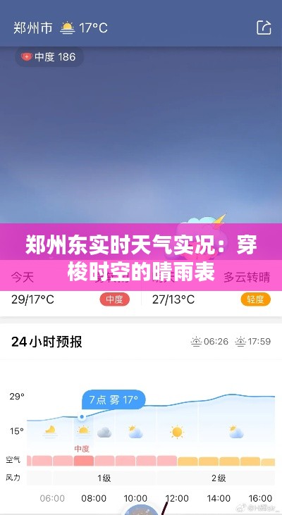 鄭州東實時天氣實況：穿梭時空的晴雨表