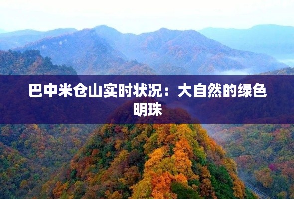巴中米倉(cāng)山實(shí)時(shí)狀況：大自然的綠色明珠