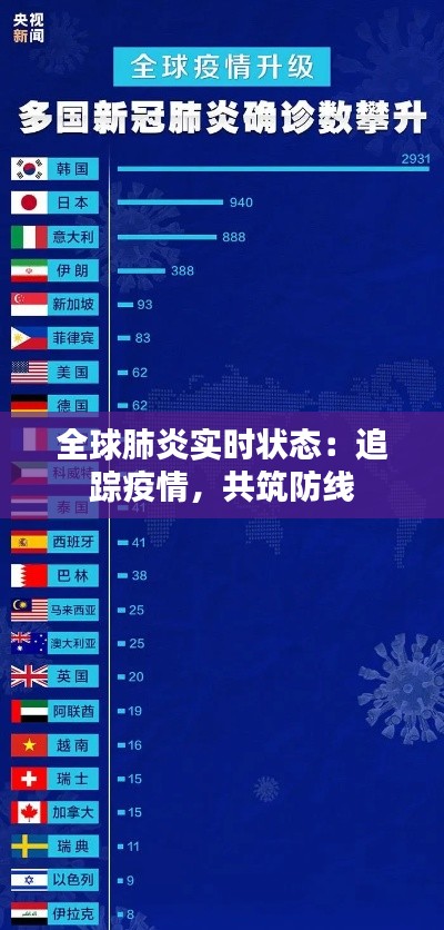 全球肺炎實(shí)時(shí)狀態(tài)：追蹤疫情，共筑防線