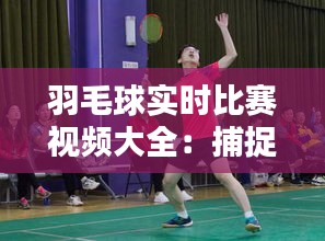 羽毛球?qū)崟r比賽視頻大全：捕捉激情瞬間，感受運動魅力