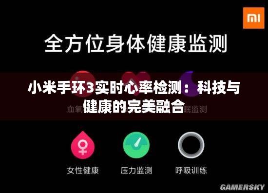 小米手環(huán)3實(shí)時(shí)心率檢測(cè)：科技與健康的完美融合