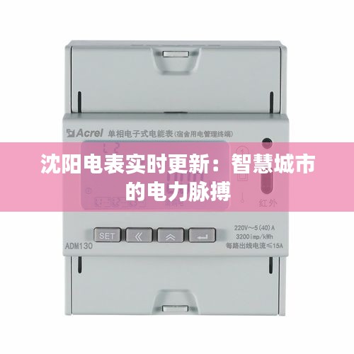 沈陽電表實時更新：智慧城市的電力脈搏