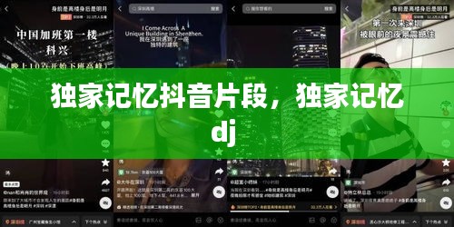 獨(dú)家記憶抖音片段，獨(dú)家記憶dj 