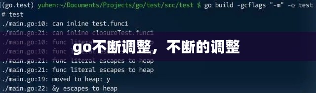 go不斷調(diào)整，不斷的調(diào)整 