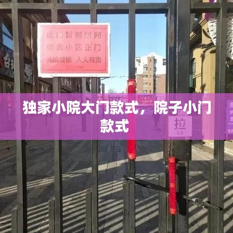 獨家小院大門款式，院子小門款式 