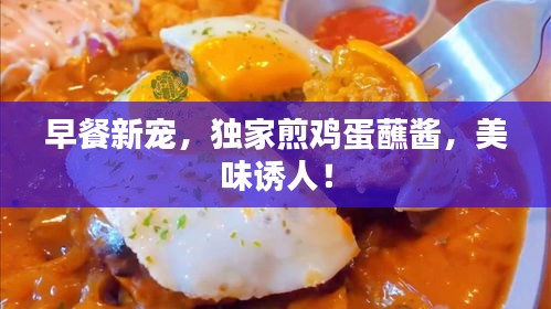 早餐新寵，獨(dú)家煎雞蛋蘸醬，美味誘人！