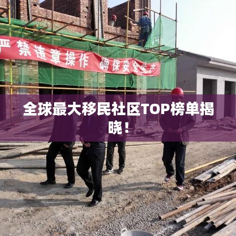 全球最大移民社區(qū)TOP榜單揭曉！