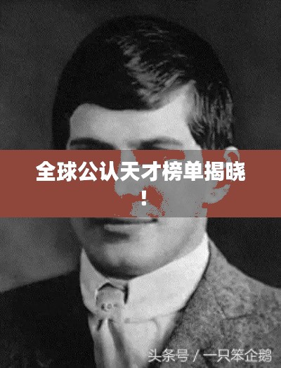 全球公認(rèn)天才榜單揭曉！