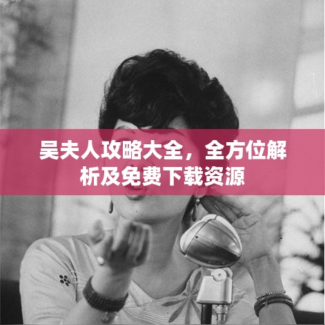 吳夫人攻略大全，全方位解析及免費(fèi)下載資源