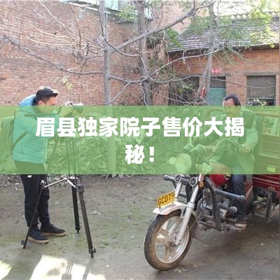 眉縣獨家院子售價大揭秘！