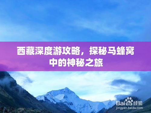 西藏深度游攻略，探秘馬蜂窩中的神秘之旅