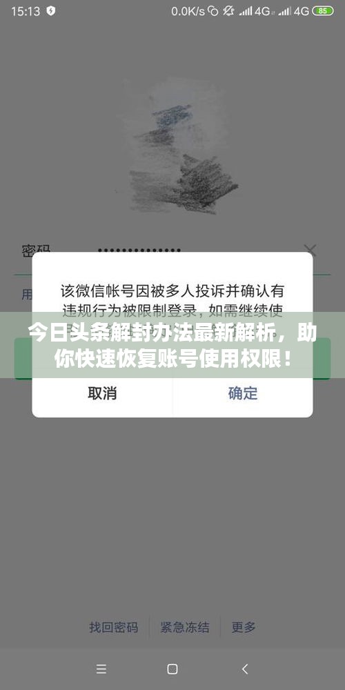 今日頭條解封辦法最新解析，助你快速恢復(fù)賬號(hào)使用權(quán)限！